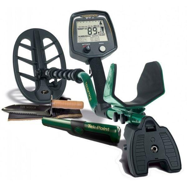 Teknetics T2+ Metal detector with pinpointer and digging tool