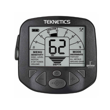 Close up of Teknetics Gamma 6000 Metal Detector display